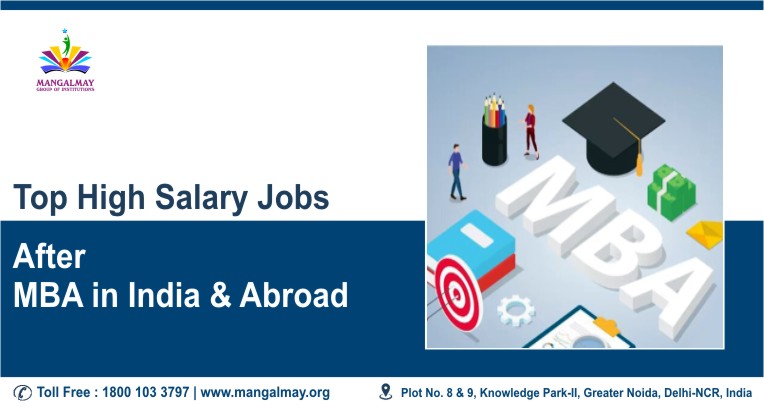 Top High Salary Jobs After MBA in India and Abroad